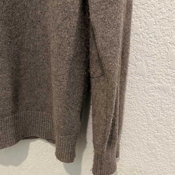 J Crew Men's Brown Half-Zip Sweater slim Large - Picture 5 of 10